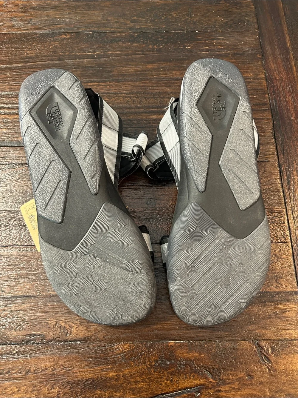 The North Face Black and Asphalt Grey Women's Skeena Sport Sandal - Size 11